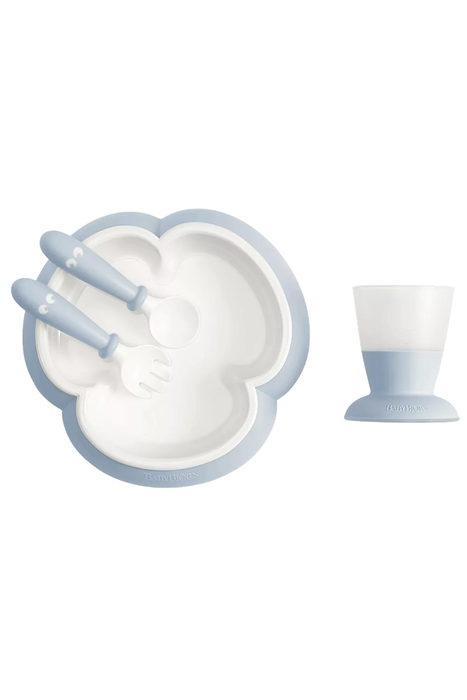 BABYBJÖRN Baby Feeding Set - Powder Blue