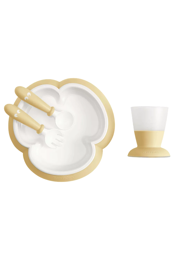 BABYBJÖRN Baby Feeding Set - Powder Yellow