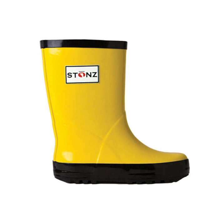 Stonz Rain Bootz - Yellow/Black - CanaBee Baby