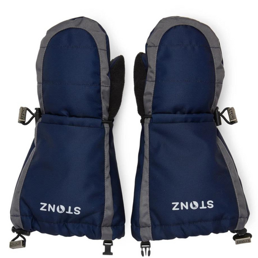 Stonz Winter Youth Mittz - Accent Grey/Medieval Blue