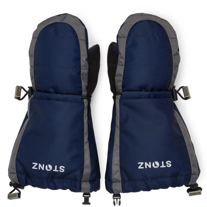 Stonz Winter Youth Mittz - Accent Grey/Medieval Blue