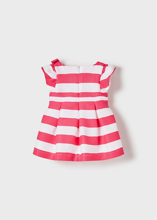 Mayoral Stripes Dress - Fucsia (1913-52)