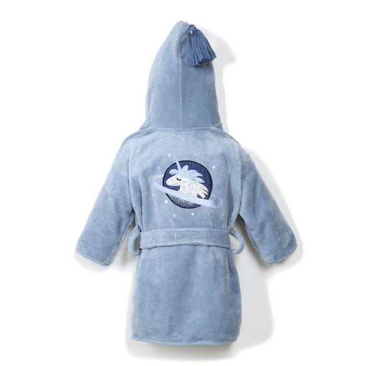 La Millou Bathrobe Bamboo Small - Universe of Unicorn Blue