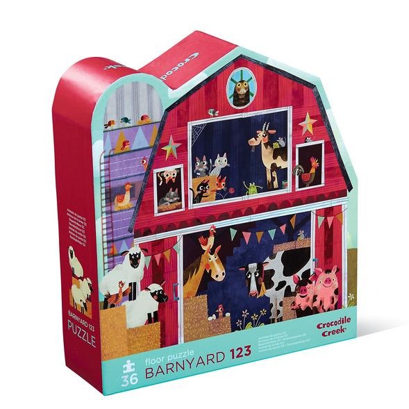 Crocodile Creek Puzzle Barnyard 123 36pcs 40720