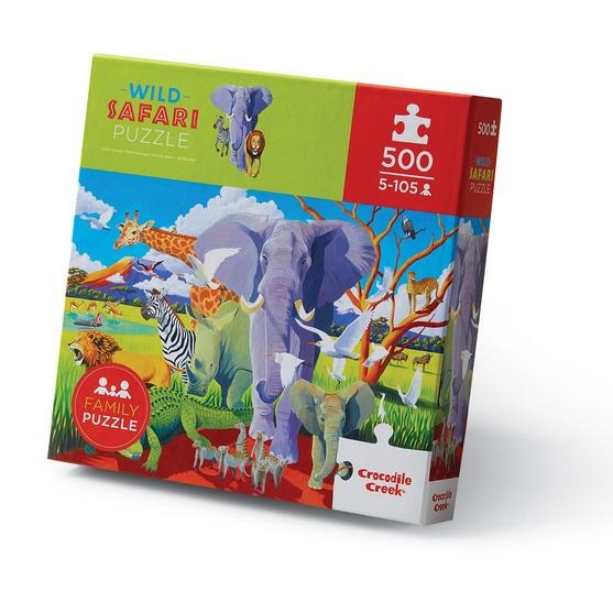 Crocodile Creek Boxed - Wild Safari 500pcs 28857