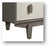 Natart Tulip Tate Crib & Dresser - Taupe/Latte (MARKHAM IN STORE PICKUP ONLY)