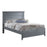Natart Taylor Double Bed 54" - Elephant Grey 65097 (MARKHAM STORE PICKUP ONLY)
