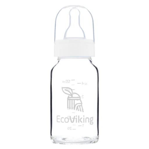 EcoViking Bottle Glass Green 120ml 0+
