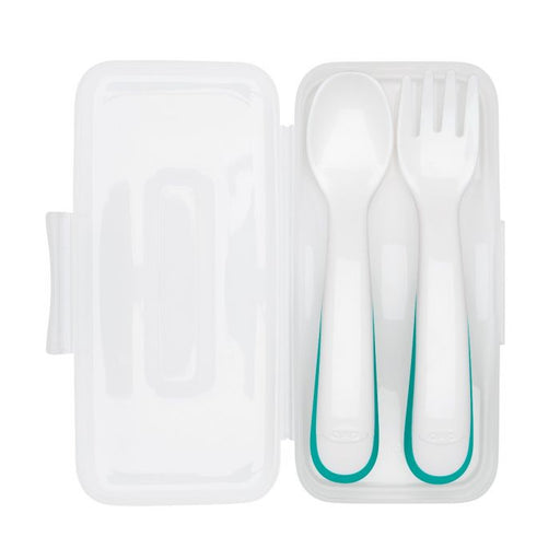 Oxo On-the-go Plastic Spoon & Fork Teal 61139200