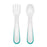 Oxo On-the-go Plastic Spoon & Fork Teal 61139200