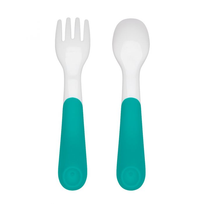Oxo On-the-go Plastic Spoon & Fork Teal 61139200