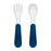 Oxo On-the-go Plastic Spoon & Fork Navy 61139300