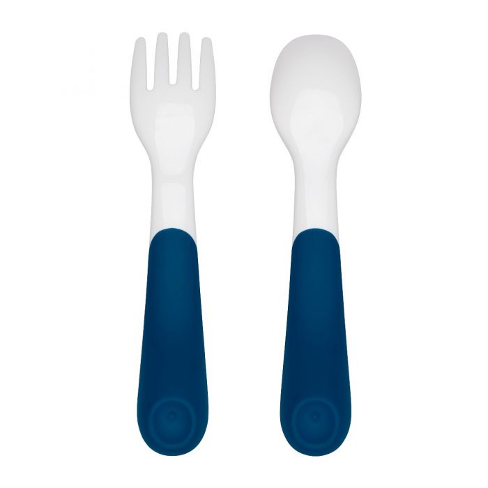 Oxo On-the-go Plastic Spoon & Fork Navy 61139300