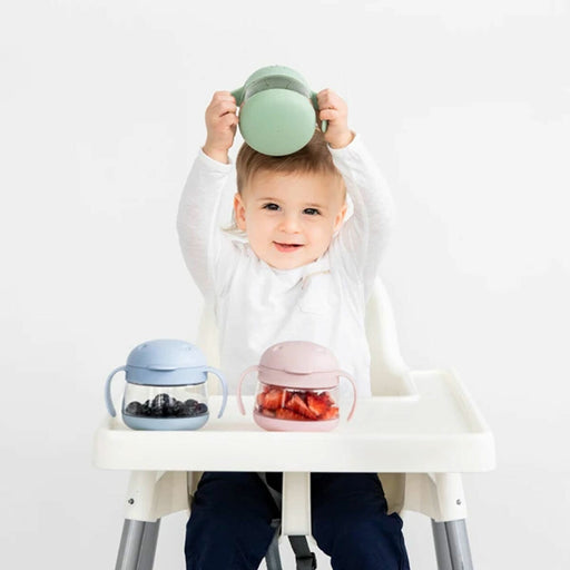 Ubbi Tweat Snack Container - Cloudy Blue