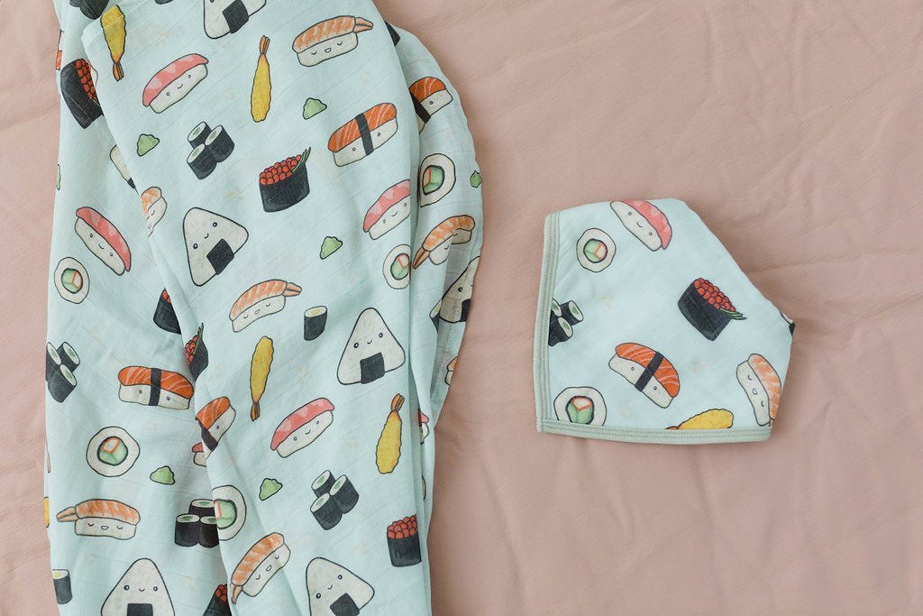 Loulou Lollipop Muslin Swaddle - Sushi