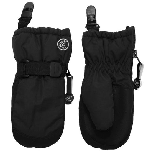 Calikids Mitten with Clips - Black