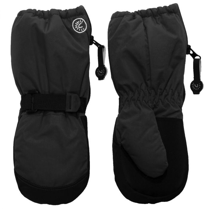 Calikids Long Cuff Winter Mitten - Black W0125
