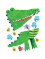 Wallies Crocodile Growth Chart Wall Decals