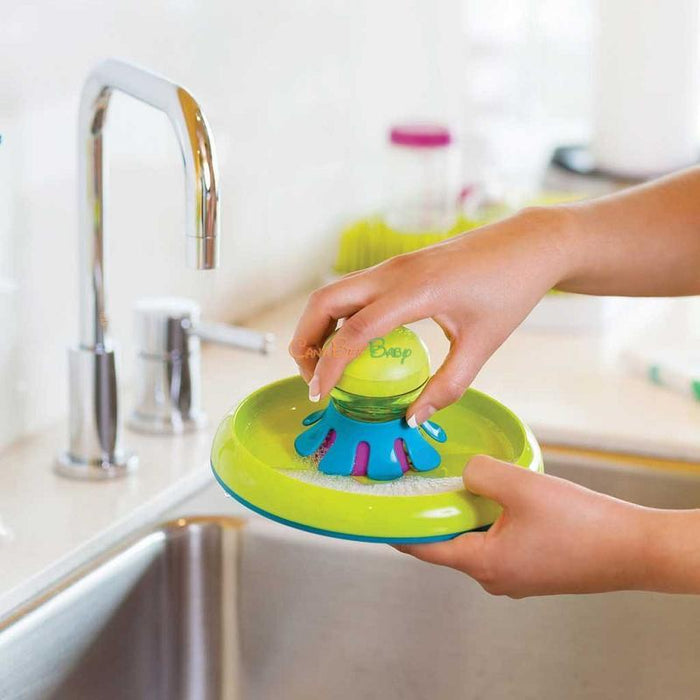 Boon Forb Mini Brush Blue - CanaBee Baby