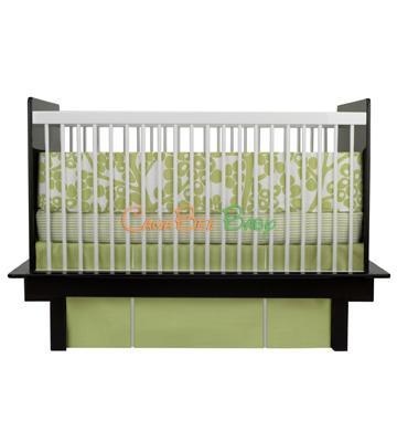 Oilo Modern Berries Crib Set - Spring Green - CanaBee Baby