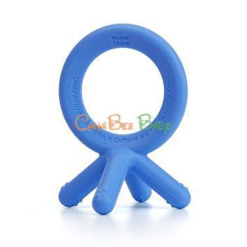 Como Tomo Silicone Teether - Blue - CanaBee Baby
