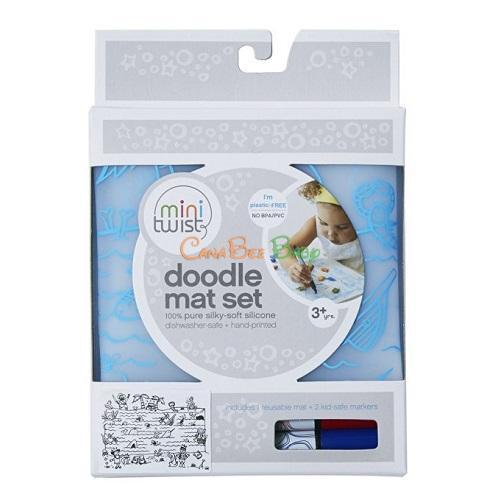Modern Twist Mini Twist Doodle Mat Set - Treasure Map + 2 Markers - CanaBee Baby