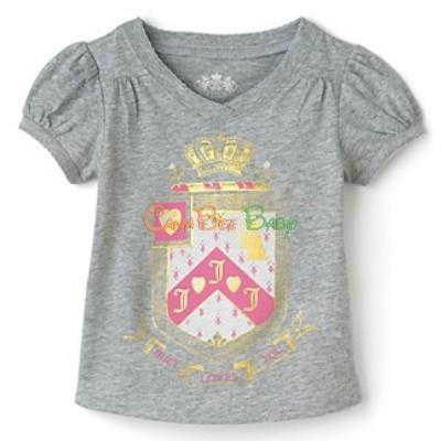 Juicy Couture Infant Girls' Heather cozy T-Shirt - CanaBee Baby