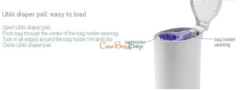 Ubbi Diaper Pail Plastic Bag - CanaBee Baby