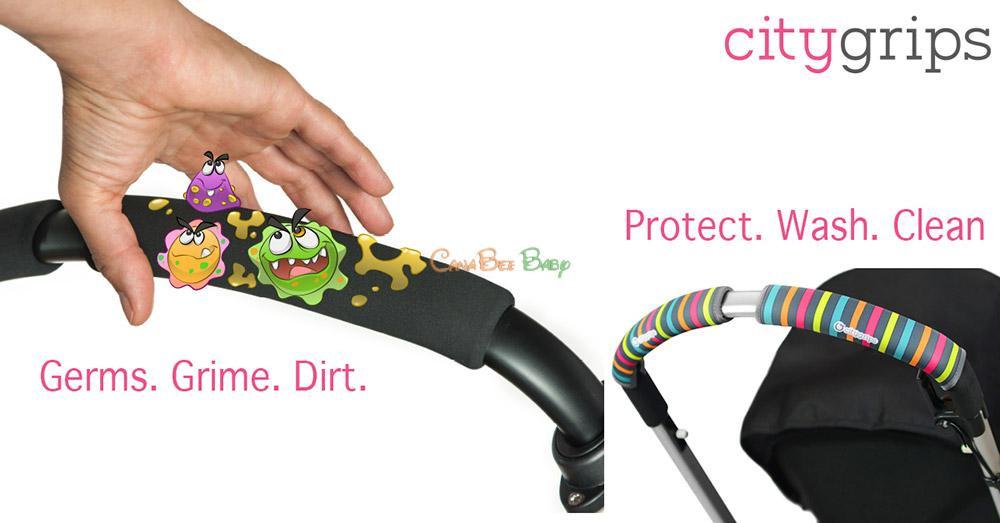 Choopie CityGrips Small Single Bar - Blue Zig Zag - CanaBee Baby