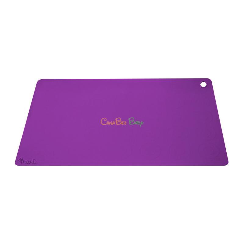 Zoli Matties Silicone Place Mats - Purple - CanaBee Baby