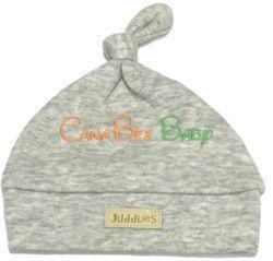 Juddlies Newborn Cap Pale Grey Fleck - CanaBee Baby