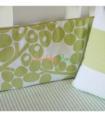 Oilo Modern Berries Crib Set - Spring Green - CanaBee Baby