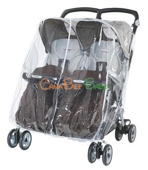 rain cover peg perego Peg Perego Rain Cover for Aria Twin — CanaBee Baby