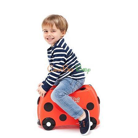 Trunki Children's Ride On Suitcase Harley Ladybug - CanaBee Baby