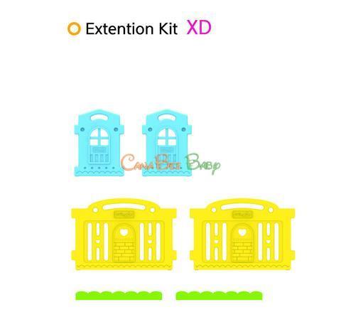 Dwinguler Castle Playpen Extension Kit - Rainbow - CanaBee Baby