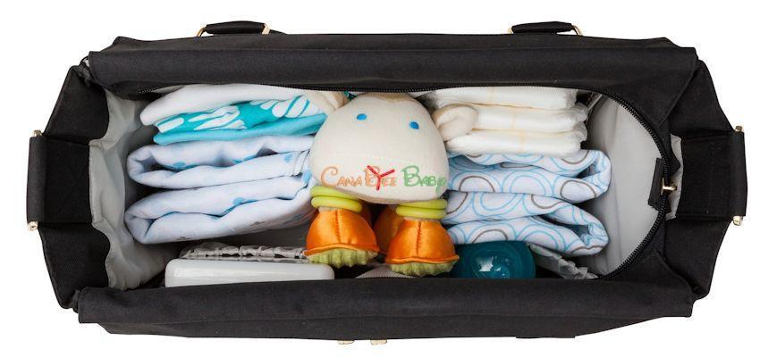 JJ Cole Freeman Diaper Bag- Citrine Lattice - CanaBee Baby