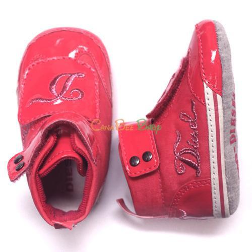 Diesel Crib Flipper Mid B Sneakers Pink - CanaBee Baby
