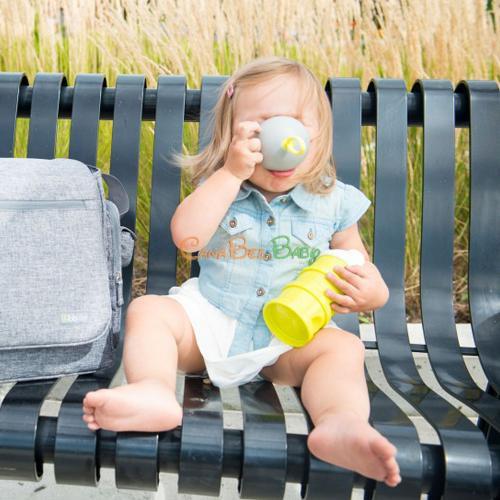 Bbluv Döse Multi Purpose Stackable Container - Lime - CanaBee Baby