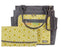 JJ Cole Freeman Diaper Bag- Citrine Lattice - CanaBee Baby