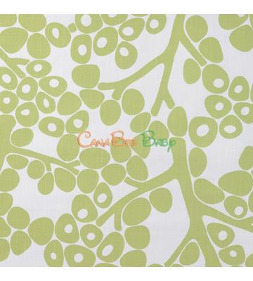 Oilo Modern Berries Crib Set - Spring Green - CanaBee Baby