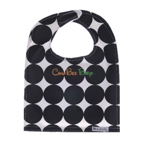 Bazzle Baby Big Bib - Black Spot - CanaBee Baby
