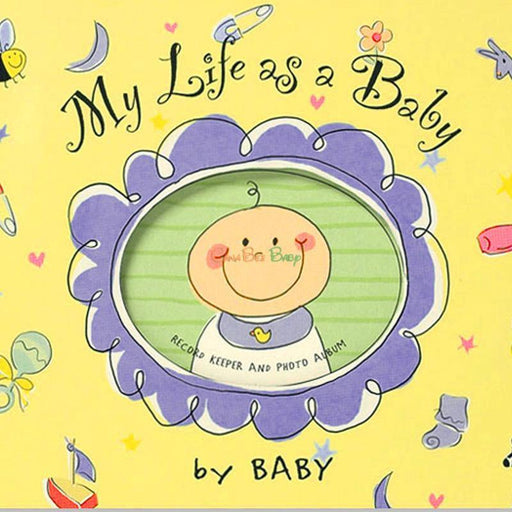 My Life As a Baby: Record Keeper & Photo Album - Yellow - CanaBee Baby