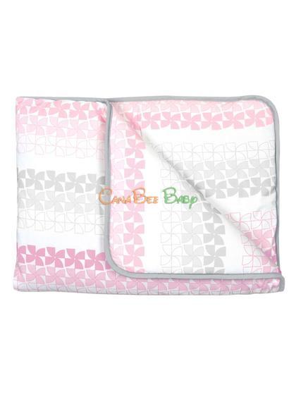 Olli and Lime Logan Throw Qulit (MADE IN USA) - CanaBee Baby