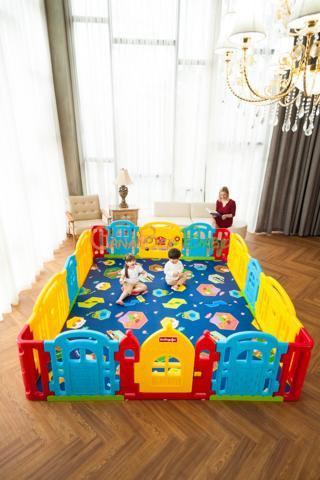 Dwinguler Castle Playpen Extension Kit - Rainbow - CanaBee Baby