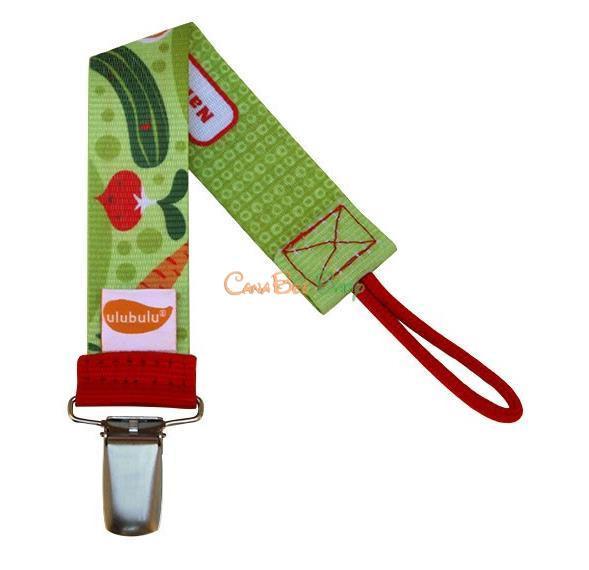 Ulubulu Pacifier Clip - Veggie Patch