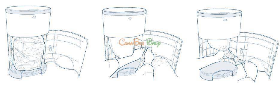 Dekor Plus Diaper Pail - CanaBee Baby