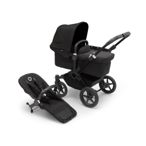 Bugaboo Donkey 5 Mono Complete - Black/Midnight Black