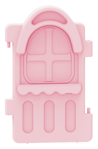 YaYa Lollipop Window Fence 2pc - Pink #Y1537