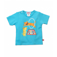 Zutano Boy Hoop Jump Tshirt Pool Style-G381