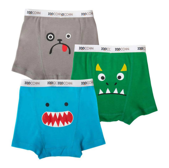 Zoocchini Boys Boxer 3pk - Monster Mash